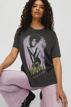 Sale - Whitney Houston Moment of Truth Merch Tee - Pigment Black Graphic Tees