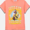 New - Willie Nelson Outlaw Country Tour Tee - Desert Flower Graphic Tees