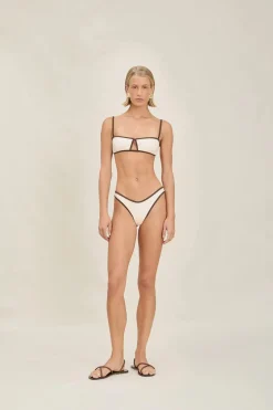 Clearance - Annie Bottom - Cream Sequin Bikini