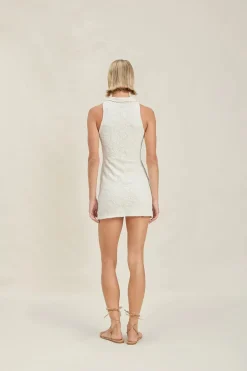Online - Collins Dress - Coconut Swirl Coverups