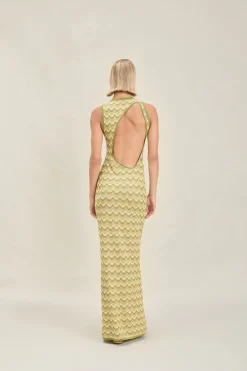 Clearance - Dalia Dress - Pistachio Coverups