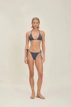Discount - Eadie Bottom - Denim Bikini