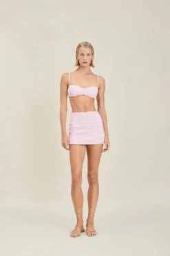 Discount - Jace Skirt - Pink Swirl Coverups | Mini Skirts