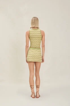 Outlet - Lata Top - Pistachio Coverups