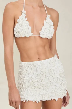 Sale - Leena Skirt - Off-White Texture Coverups