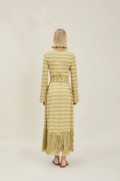 New - Lia Robe - Pistachio Coverups