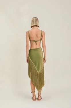 Hot - Paxton Pareo - Olive Coverups