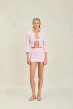 Best - Sasha Jacket - Pink Swirl Coverups