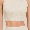 New - Shelli Top - Natural Crop Tops