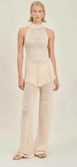 Outlet - Tara Pant - Tan Coverups