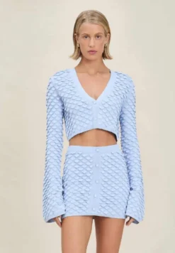 Sale - Vittoria Cropped Cardigan - Icy Coverups | Sweaters & Knits