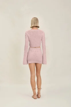 Sale - Vittoria Cropped Cardigan - Rosette Coverups | Sweaters & Knits