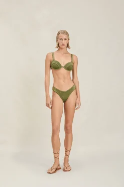 Fashion - Wade Bottom - Olive Bikini
