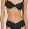 Clearance - Walker Bottom - Black Crinkle Bikini