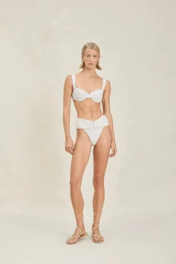 Best - Walker Bottom - Cream Crinkle Bikini