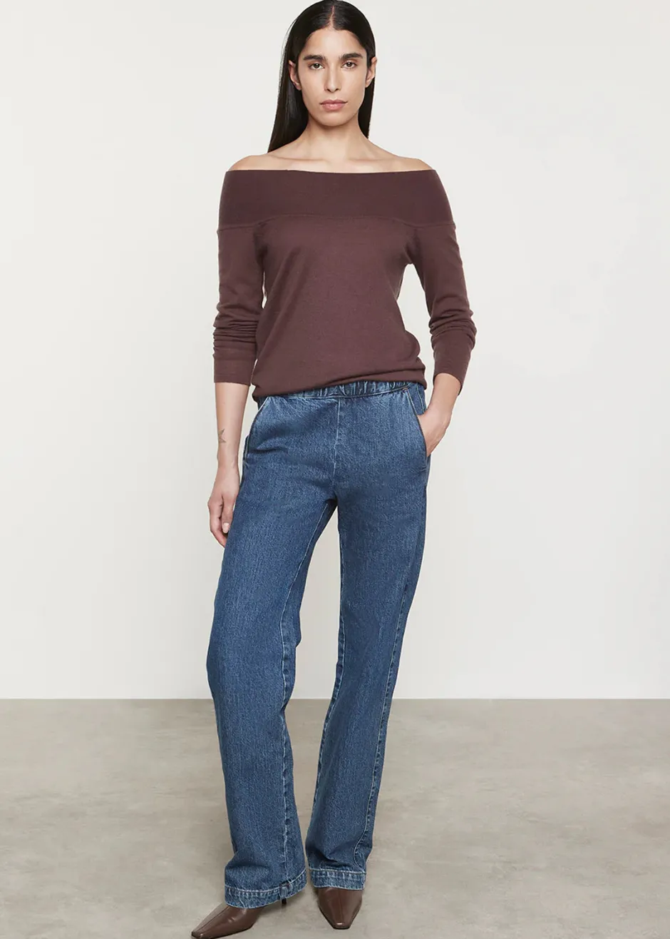 Outlet - Cotton Denim Everywhere Pant - Standard Wash Pants