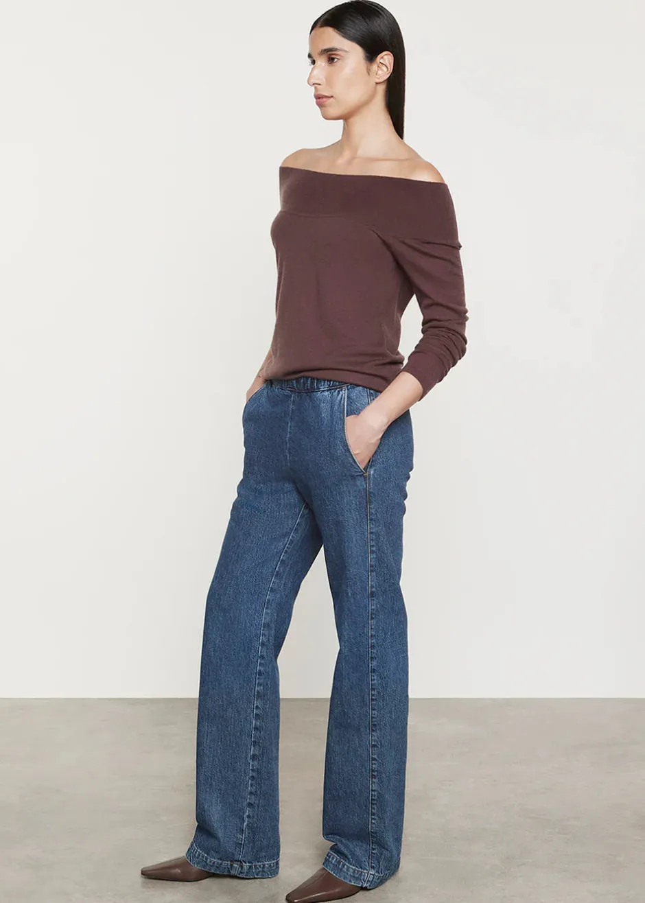 Outlet - Cotton Denim Everywhere Pant - Standard Wash Pants