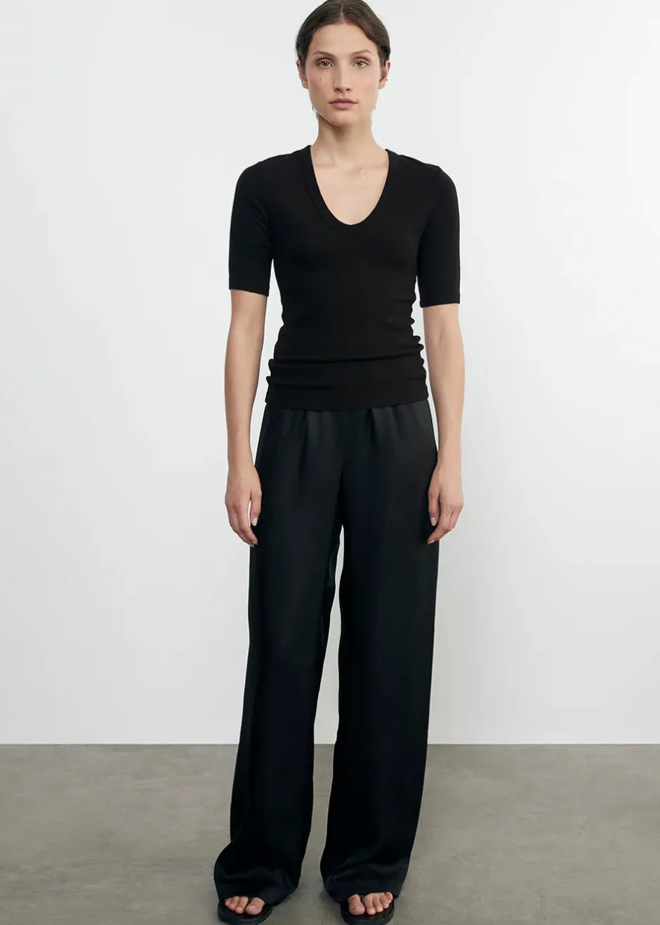 Best - Fluid Twill Pant - Black Pants