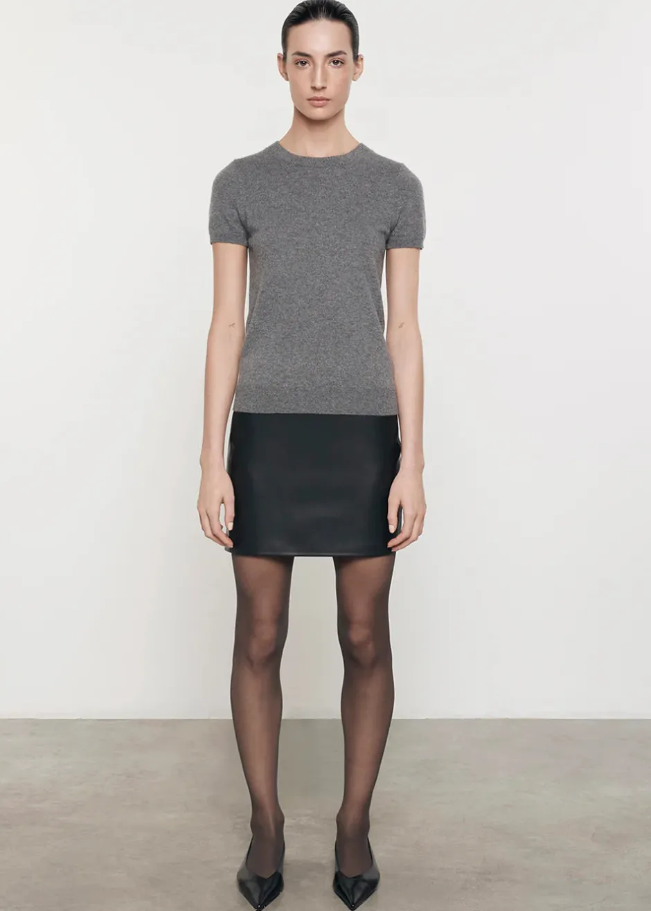 Best - Leather Mini Skirt - Black Mini Skirts