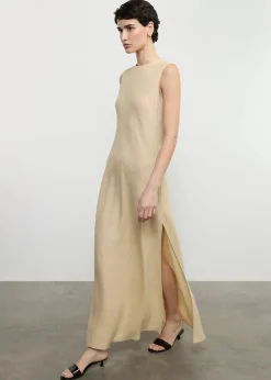 Sale - Linen Bias Sheath Dress - Multiple Colors Midi | Midi Dresses