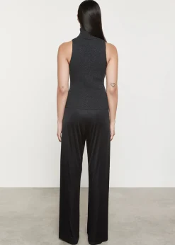 New - Liquid Jersey Resort Pant - Black Pants
