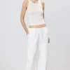 Discount - Franco Cargo Pant - White Pants