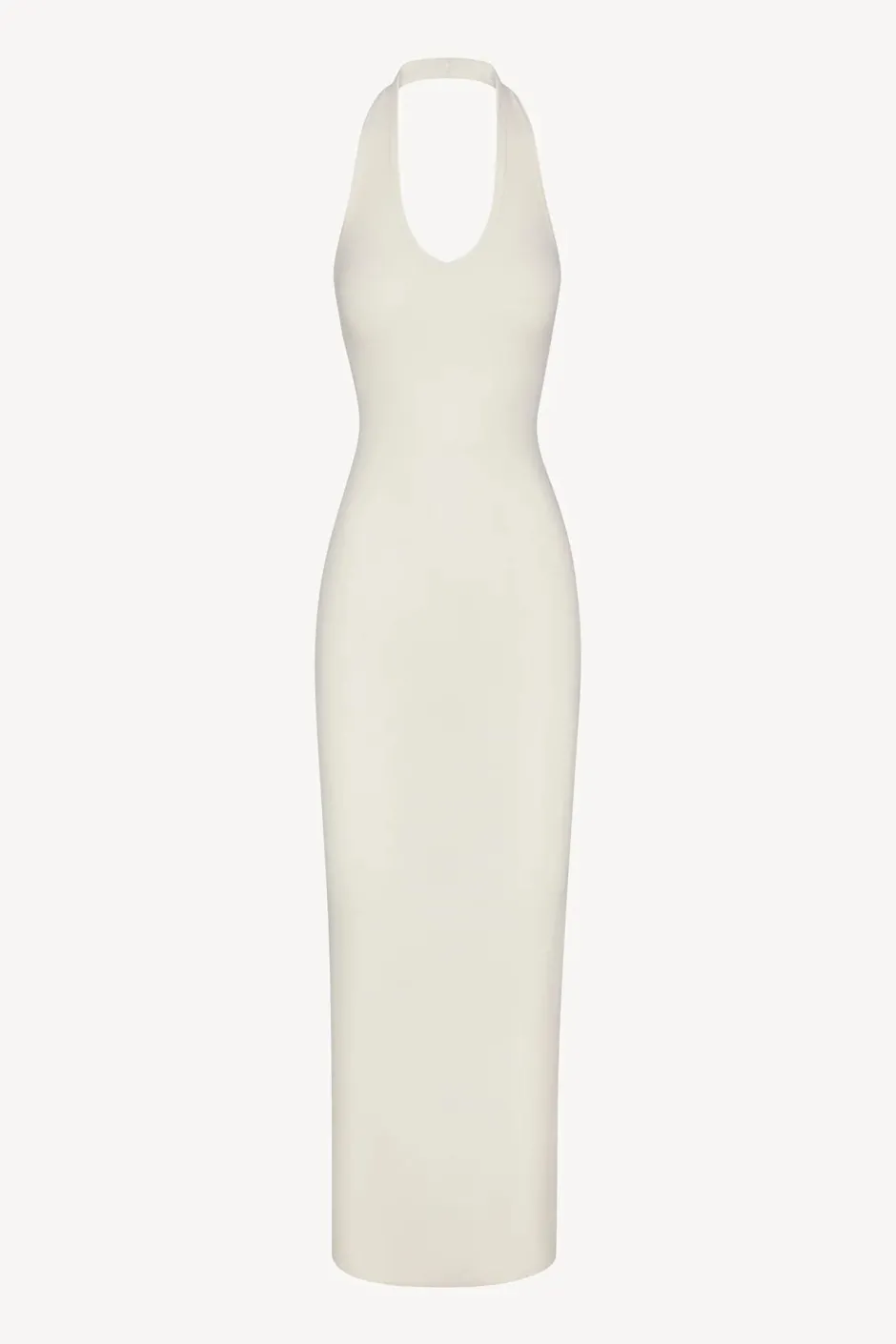 Outlet - Halter Maxi Dress - Cream Dresses | Long Dresses