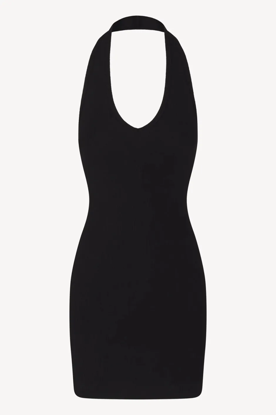 Outlet - Halter Mini Dress - Black Dresses | Mini Dresses