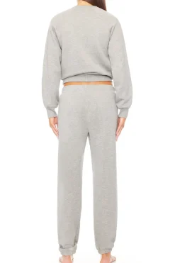 Outlet - Shrunken Raglan Sweatshirt - Heather Grey Sweaters & Knits