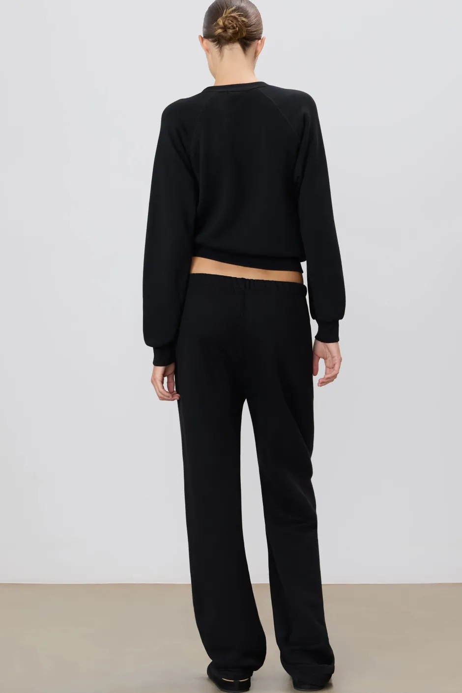 Online - Straight Leg Sweatpant - Black Pants | Straight