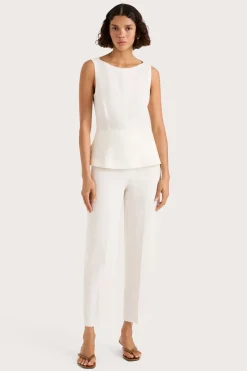 Outlet - Claudine Pant - White Pants