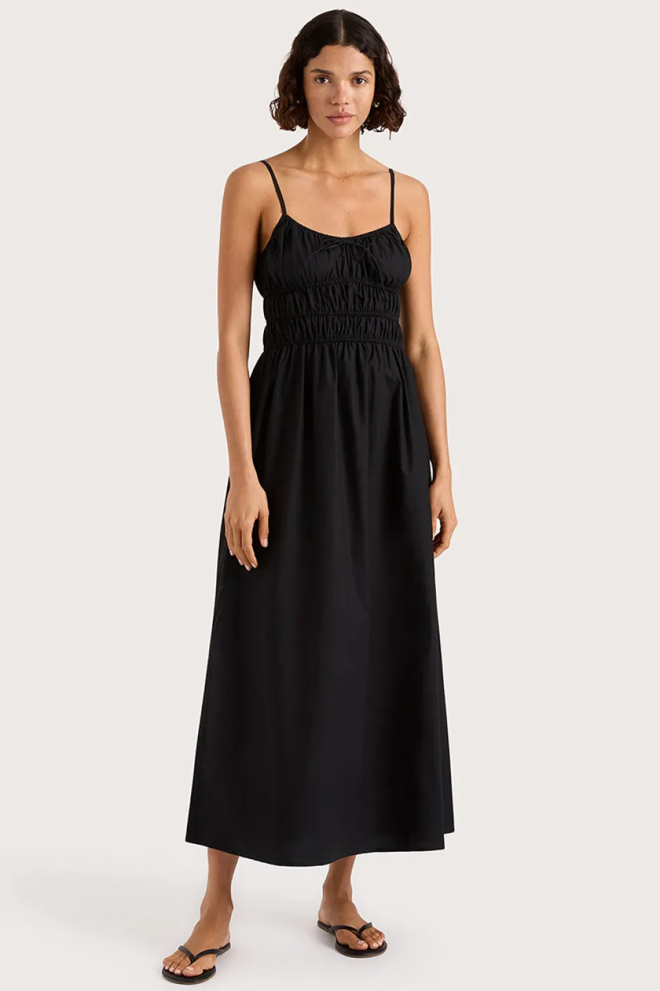 Clearance - Marianne Midi Dress - Black Midi | Midi Dresses