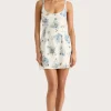 Outlet - Sanne Mini Dress - Cecile Floral/Pale Blue Mini Dresses | Dresses