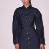 Outlet - Denim Shirt Dress - Indigo Denim Dresses | Mini Dresses