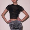 Hot - Silk Mini Skirt - Grey Acid Wash Mini Skirts