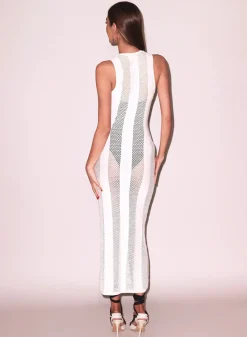 Sale - Simone Maxi Dress - Lait De Coco Midi | Midi Dresses