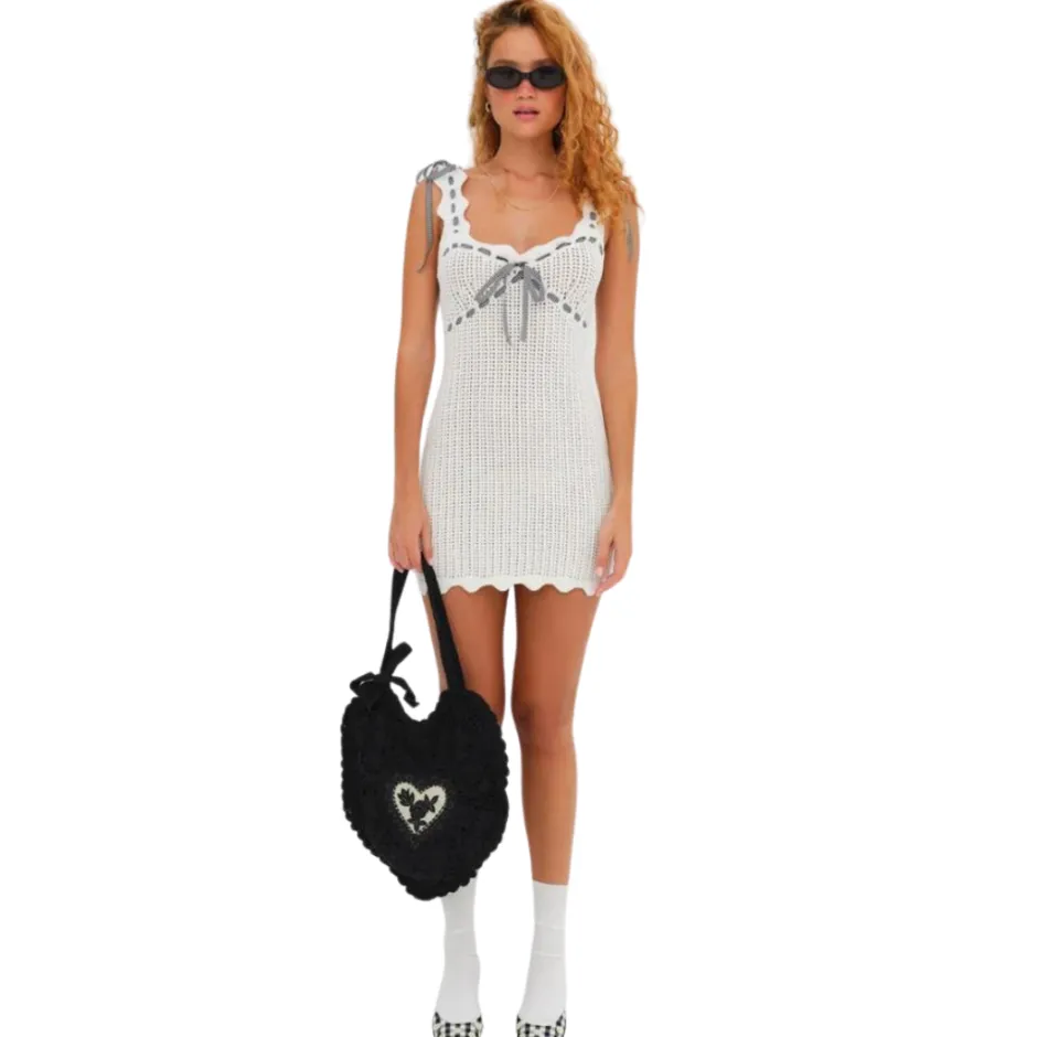 Best - Becka Mini Dress - Cream Black Dresses | Mini Dresses