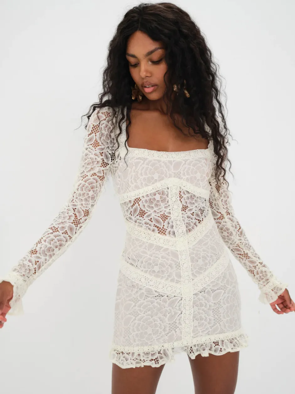 Best - Cleo Mini Dress - Ivory Dresses | Mini Dresses
