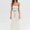 Clearance - Mayfair Crochet Maxi Dress - White Dresses | Long Dresses