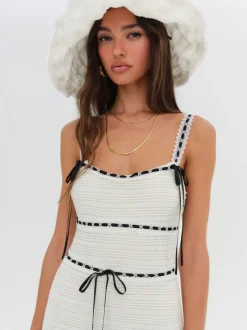 Clearance - Mayfair Crochet Maxi Dress - White Dresses | Long Dresses