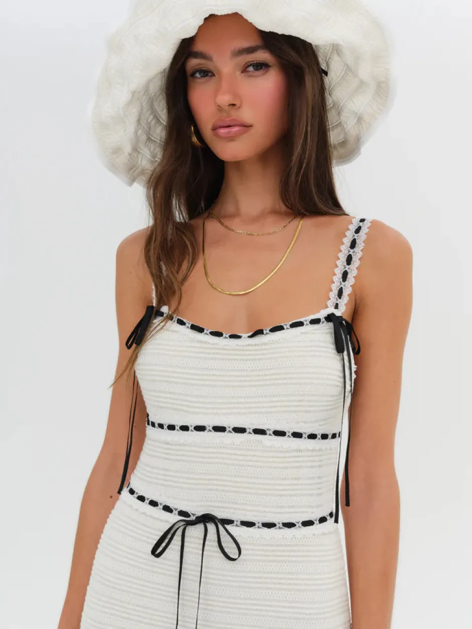 Clearance - Mayfair Crochet Maxi Dress - White Dresses | Long Dresses