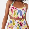 Sale - Thora Crop Top - Green Crop Tops