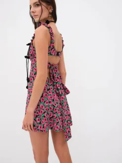 Outlet For Love and Lemons - Giulia Mini Dress - Red Dresses | Mini Dresses