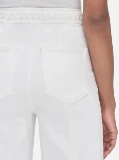 Sale - Braided Waistband Wide Leg - Au Natural Clean Flare | High-Rise