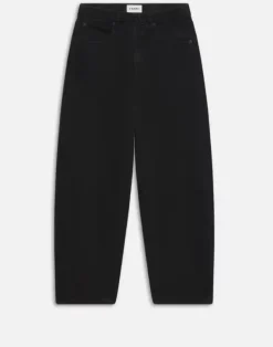 Fashion - Low Slung Barrel - Black Flare | Crop