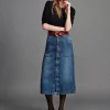 Online - Modern Pocket Midi Skirt - October Skirts | Long Skirts
