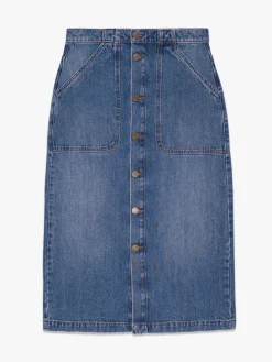 Online - Modern Pocket Midi Skirt - October Skirts | Long Skirts