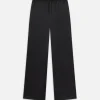New - The Silk Lounge Pant - Black Pants