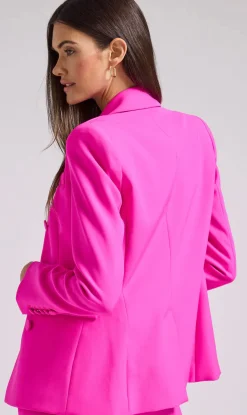 Best - Arielle Crepe Blazer - Magenta Blazers