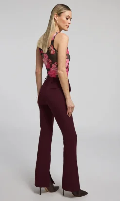 Online - Cady Crepe Pants - Malbec Pants